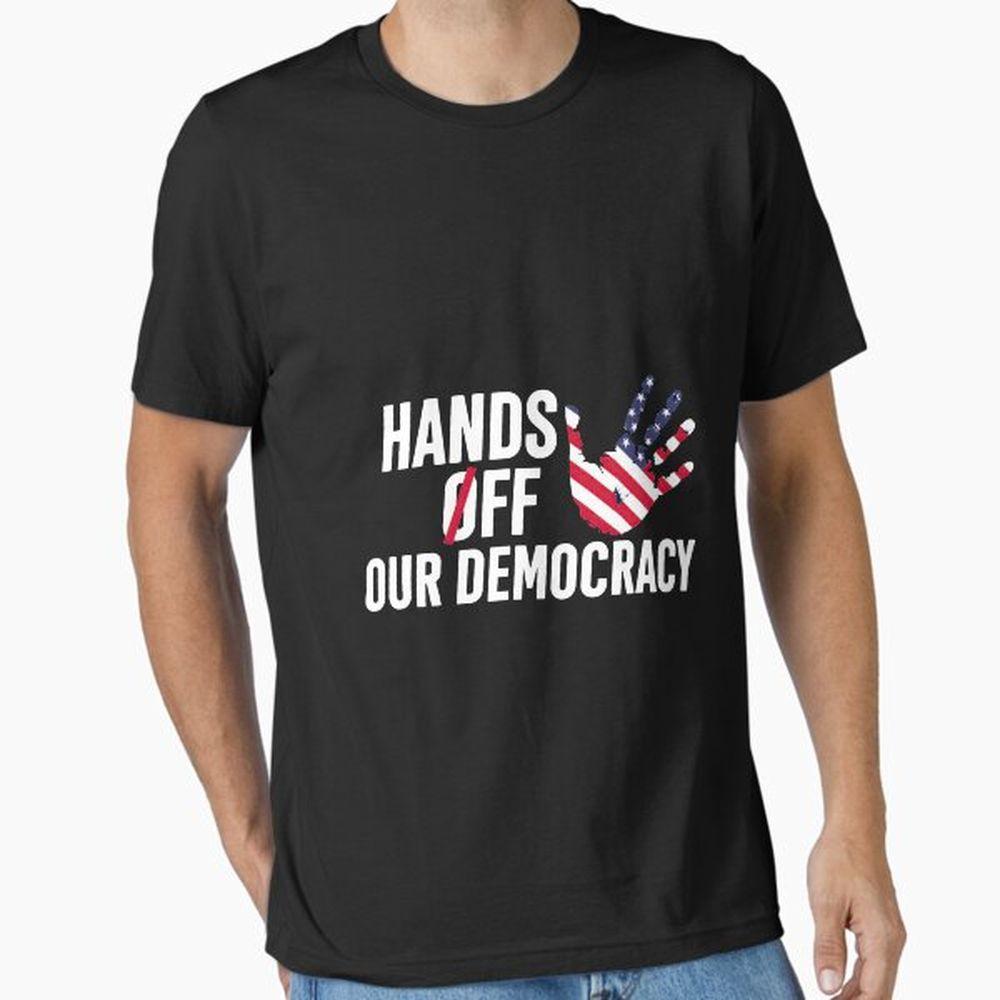 Hands Off Our Democracy House Flag Fight Oligarchy House Flag Anti Trump Awesome Shirt